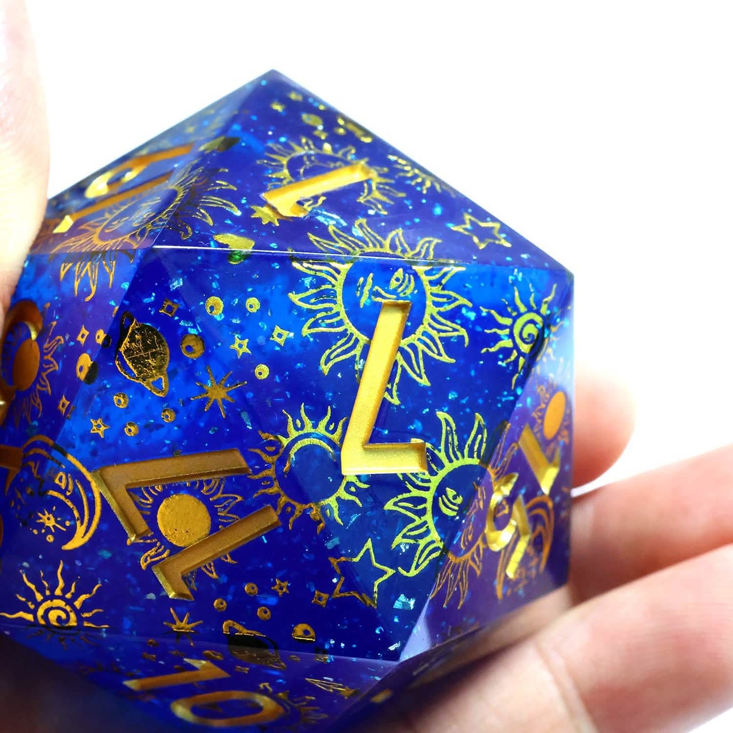 Celestial Body – view 5 – art core DnD dice set (1)