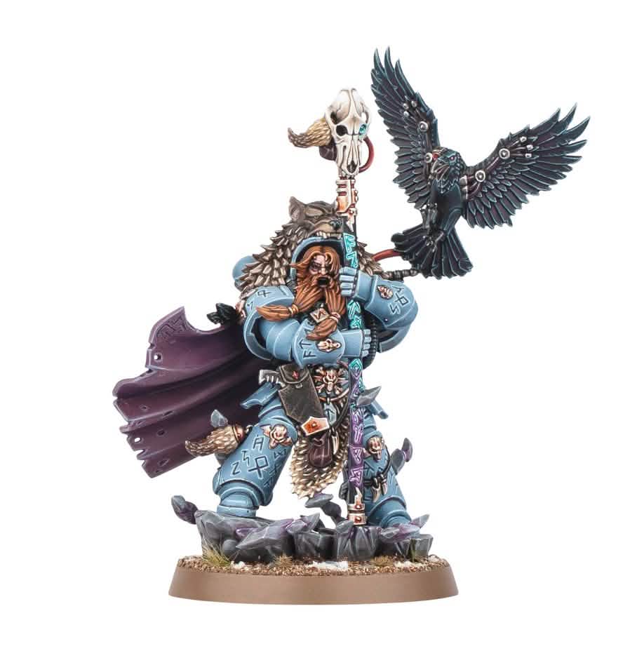 Space Wolves: Njal Stormcaller – Warhammer miniature – Tabletop Dominion