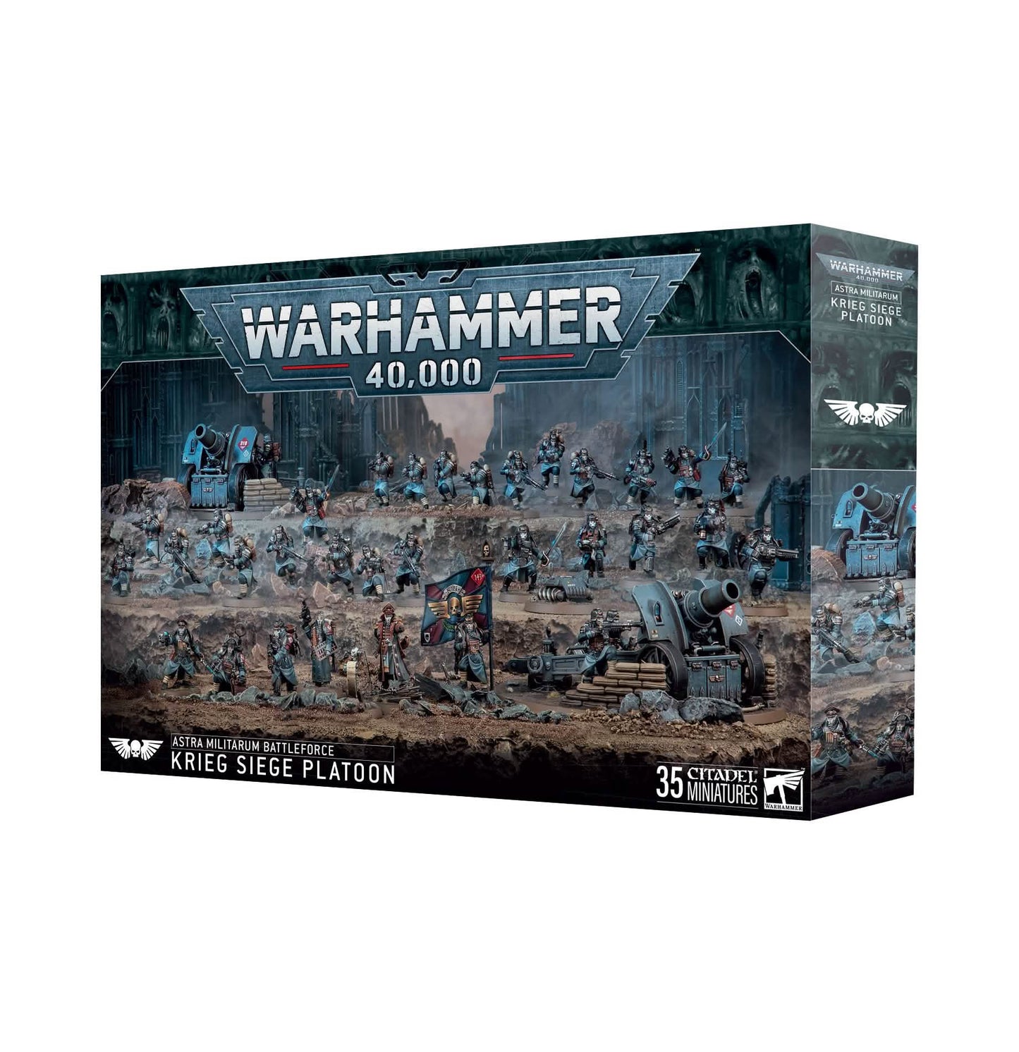 Astra Militarum: Krieg Siege Platoon – Warhammer miniature – Tabletop Dominion