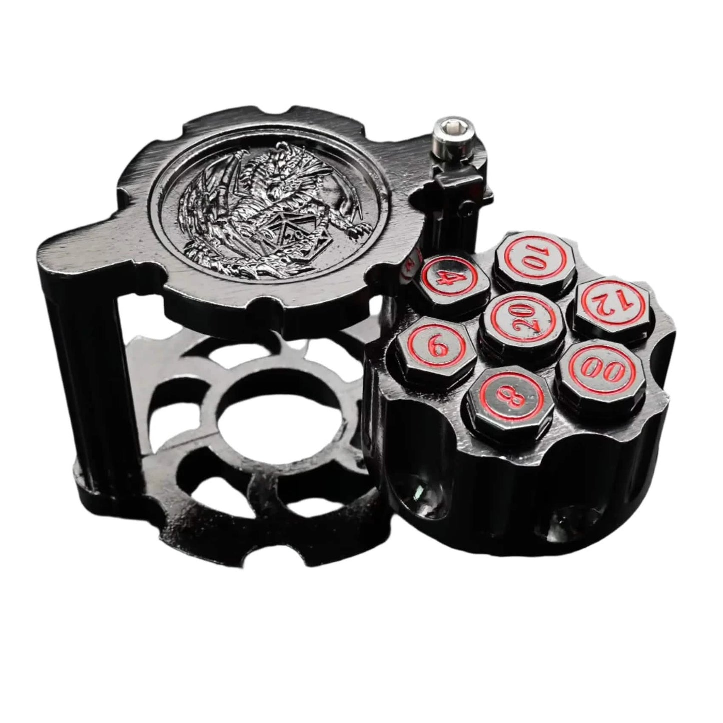 Hexchamber – metal bullet DnD dice set – Tabletop Dominion (4)