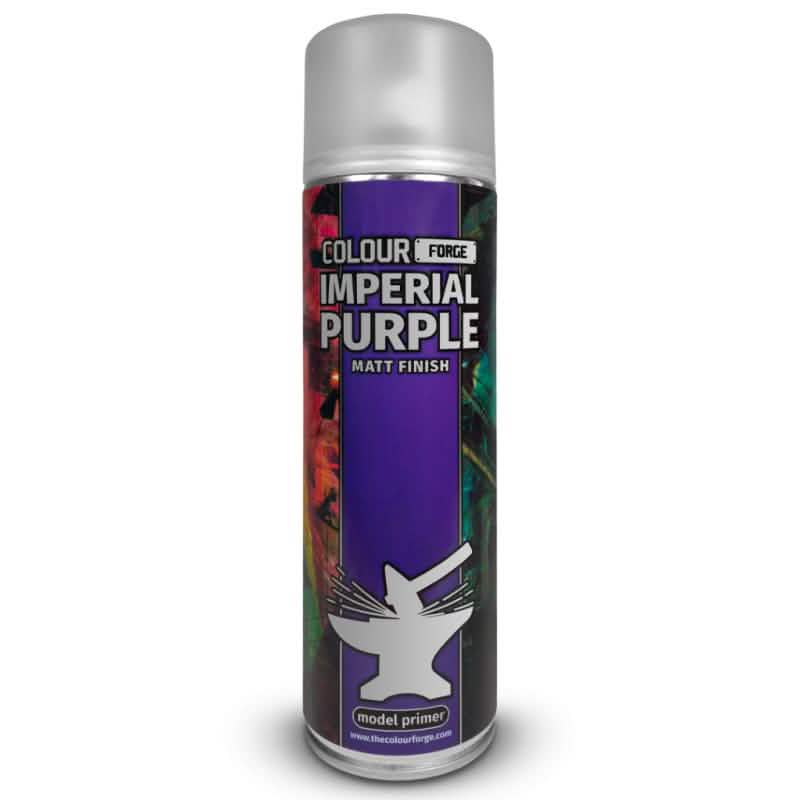 Colour Forge Imperial Purple Spray (500ml) – miniature spray paint primer – Tabletop Dominion