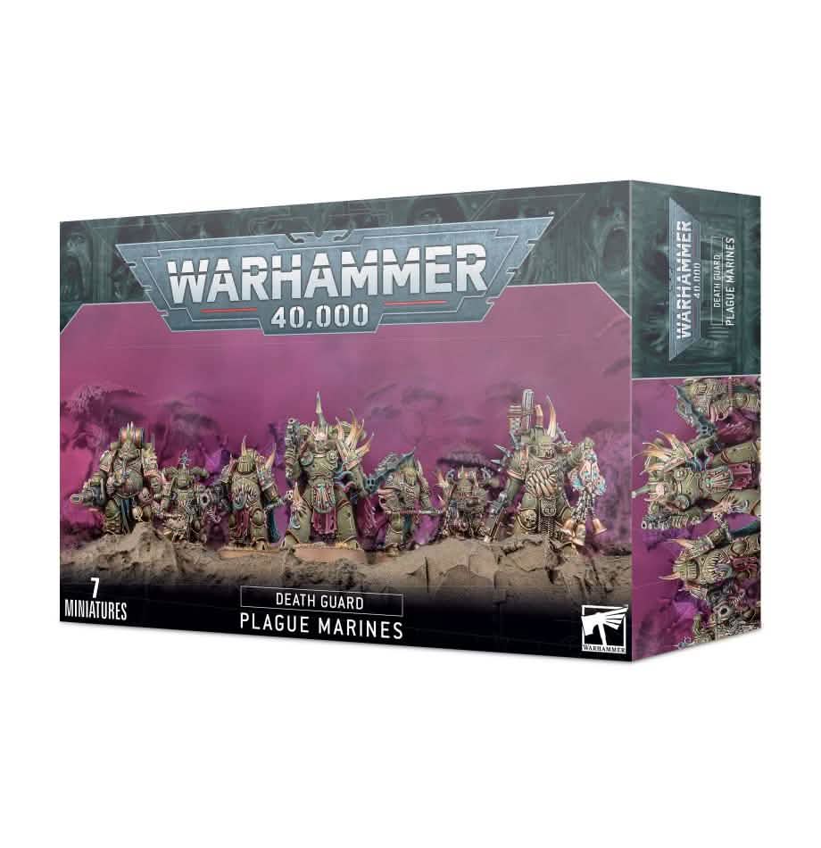 Death Guard Plague Marines – Warhammer miniature – Tabletop Dominion