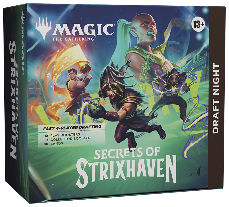 Magic The Gathering - Secrets of Strixhaven Draft Night Box – trading card game – Tabletop Dominion