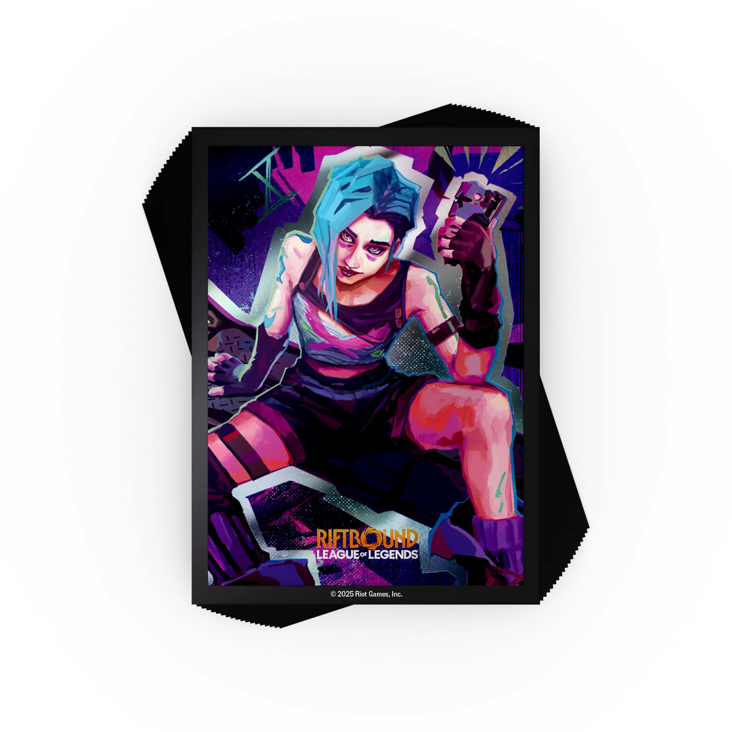 Riftbound: League of Legends TCG | Art Sleeves 100 Pack | Jinx