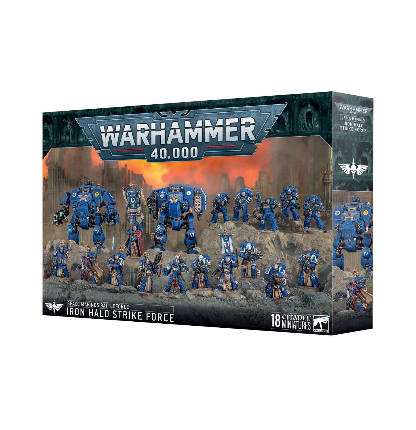 Space Marines: Iron Halo Strike Force – Warhammer miniature – Tabletop Dominion