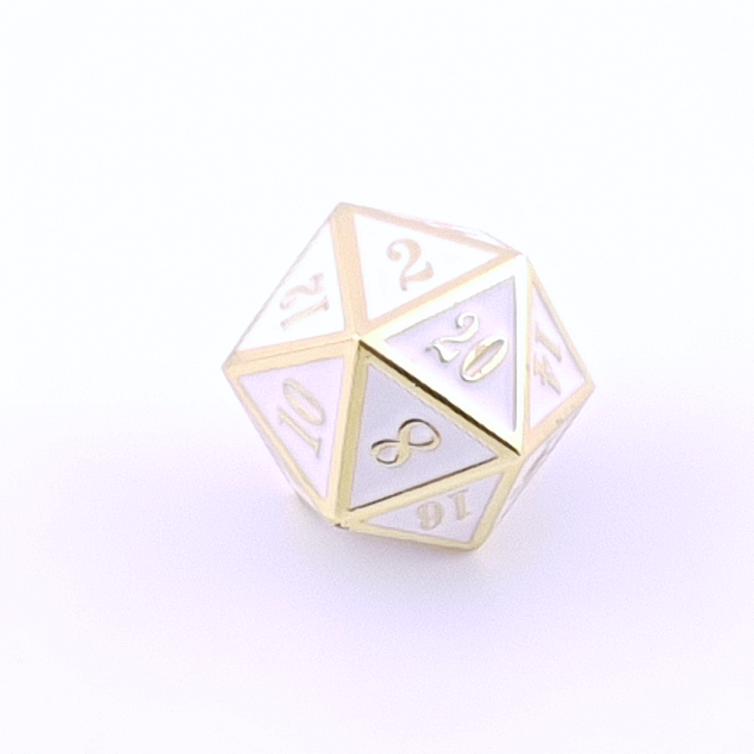 Pure Noble – product detail – metal DnD dice set