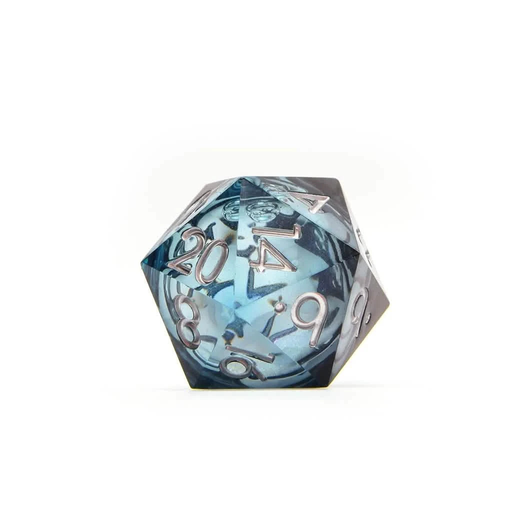 Unseelie – close-up view – liquid core DnD dice set