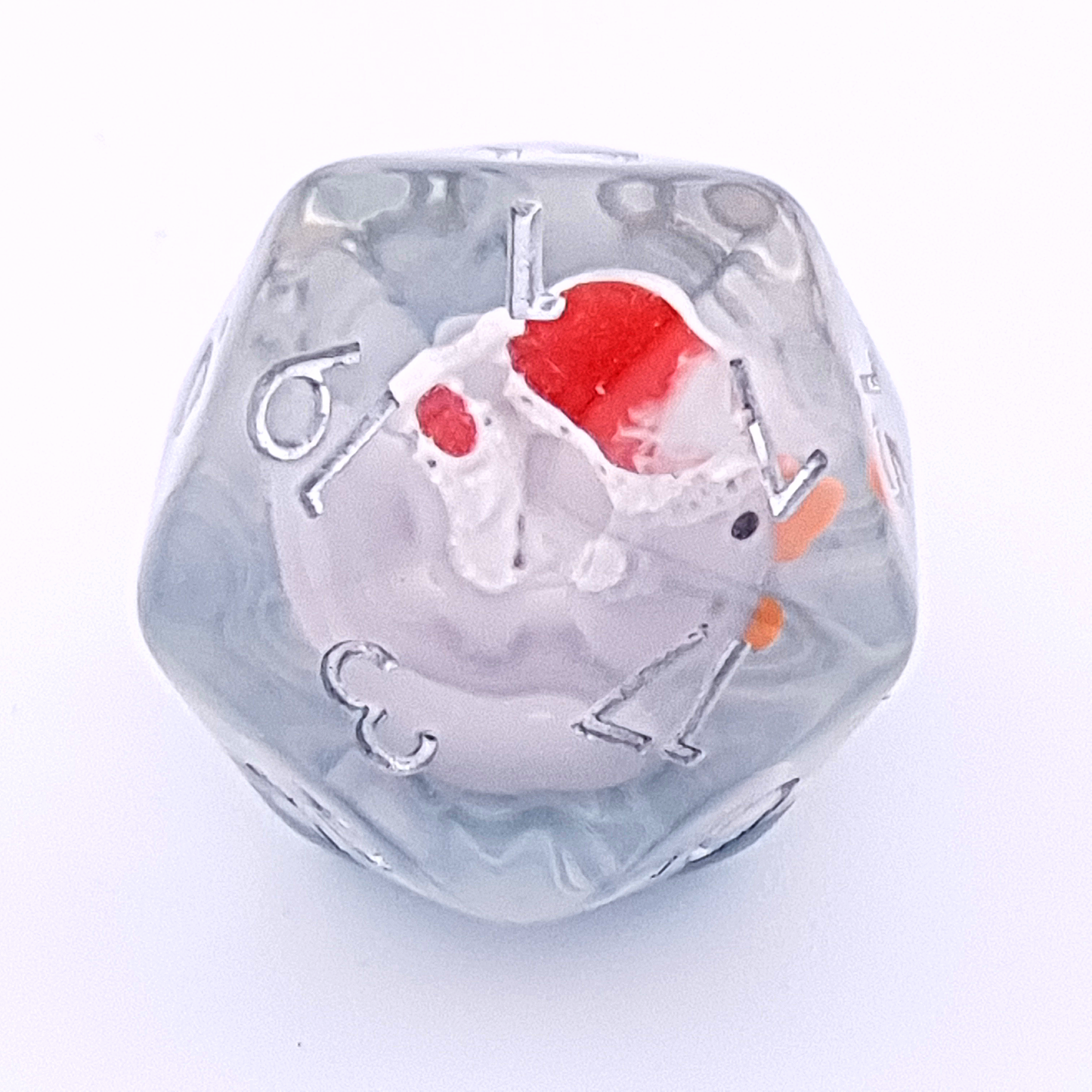 Santa Ducks – lifestyle shot – DnD dice set