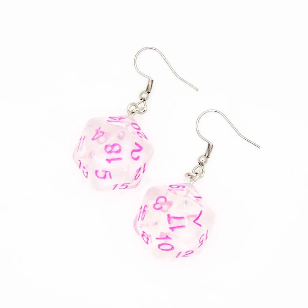 D20 Earrings – DnD dice earrings – Tabletop Dominion (2)