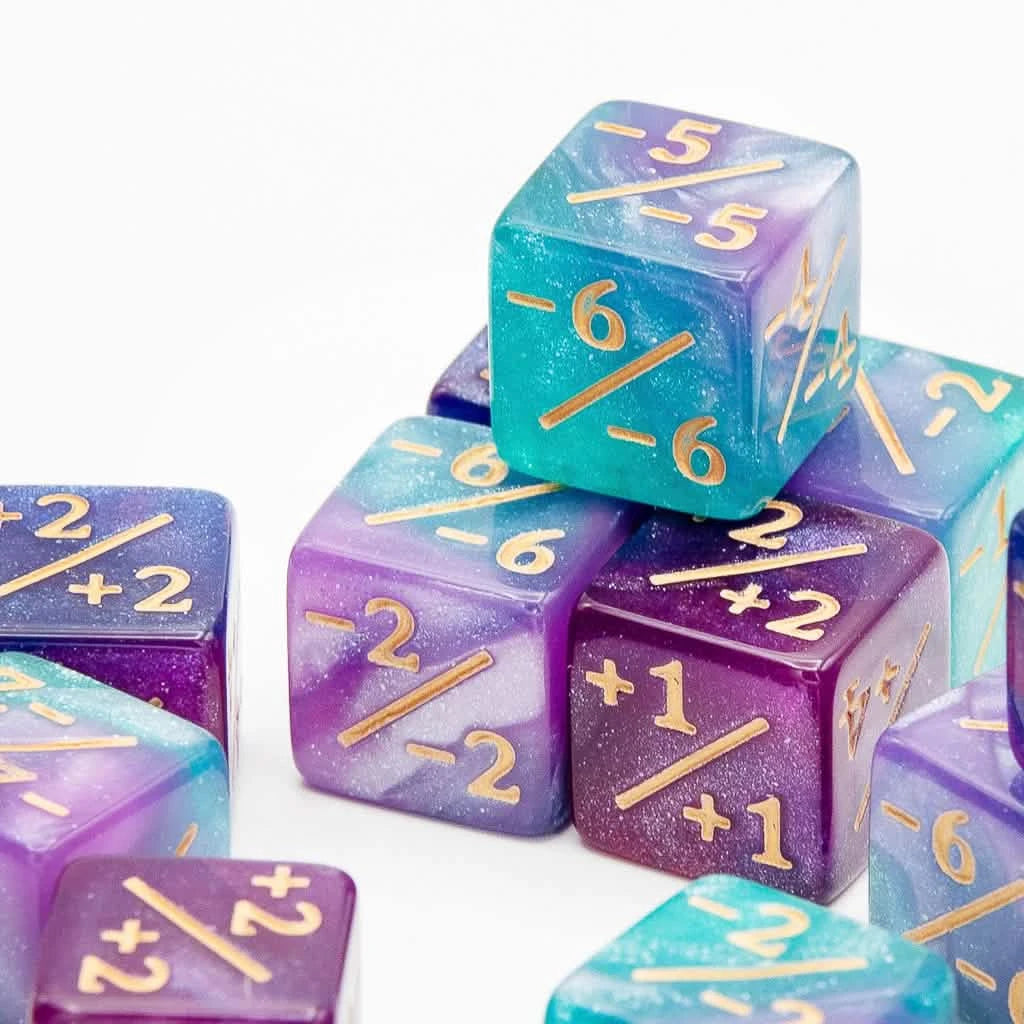 16mm D6 Dice Counters – product detail – 16mm D6 dice set