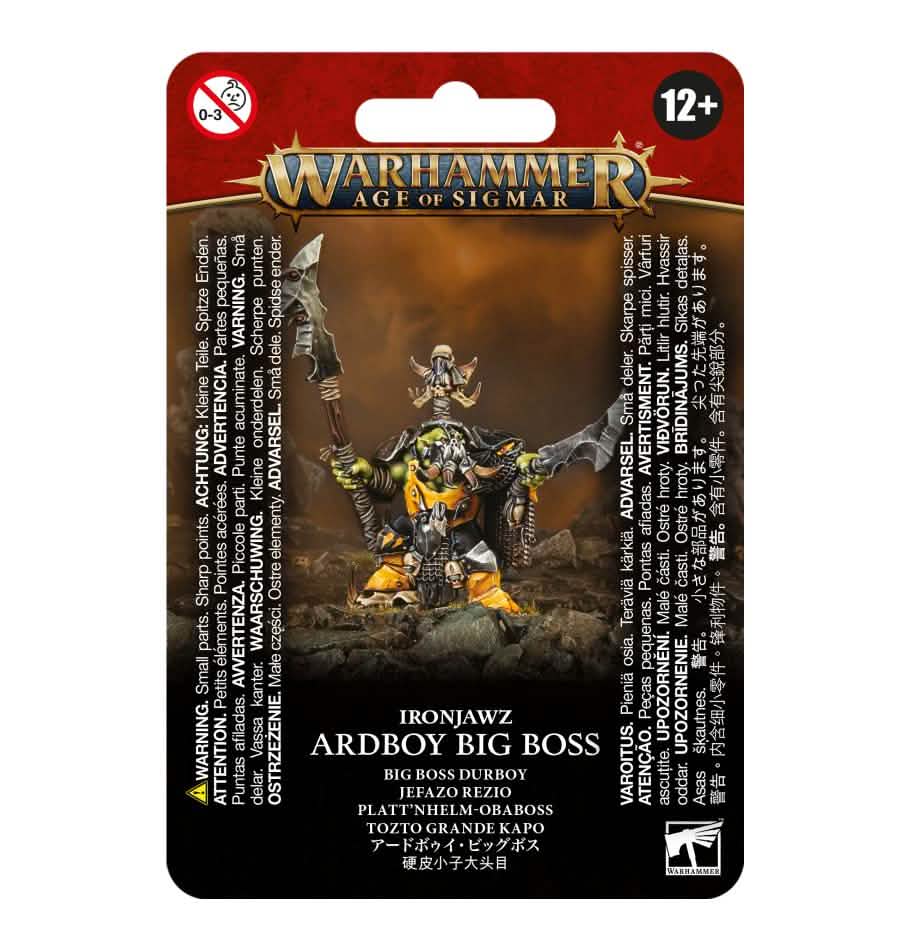 Orruk Warclans: Ardboy Big Boss – Warhammer miniature – Tabletop Dominion