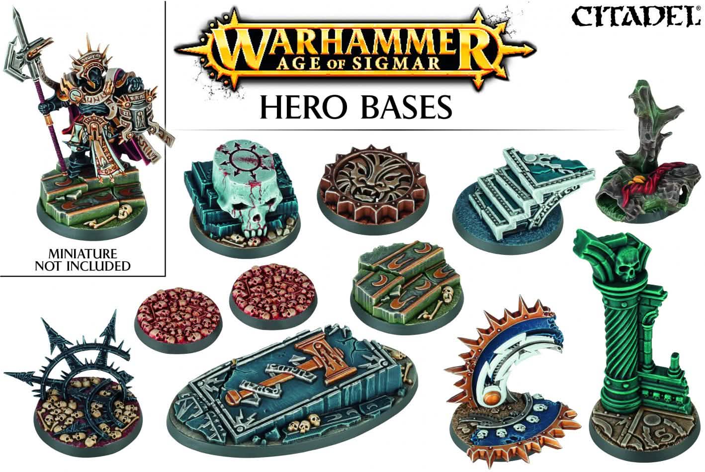 Age Of Sigmar Hero Bases – Warhammer miniature – Tabletop Dominion