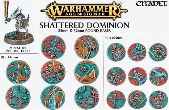 Aos: Shattered Dominion: 25 & 32Mm Round – Warhammer miniature – Tabletop Dominion