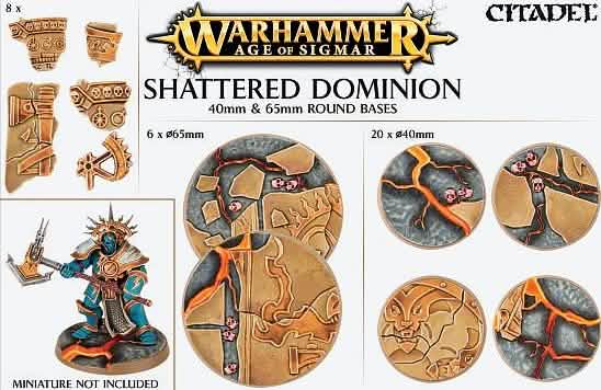 Aos: Shattered Dominion: 65 & 40Mm Round – Warhammer miniature – Tabletop Dominion