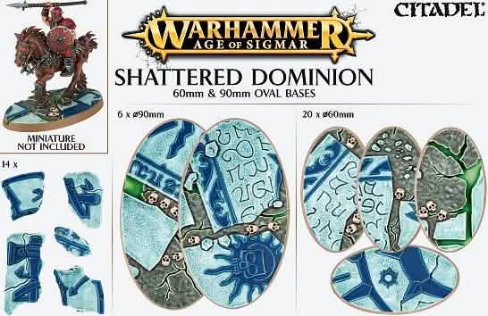 Aos: Shattered Dominion: 60 & 90Mm Oval – Warhammer miniature – Tabletop Dominion