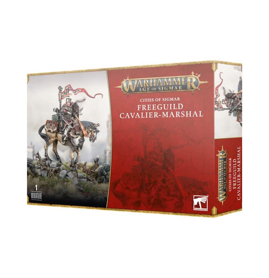 C/O/S: Freeguild Cavalier Marshal – Warhammer miniature – Tabletop Dominion