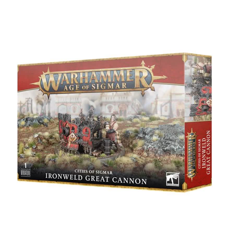 Cities Of Sigmar: Ironweld Great Cannon – Warhammer miniature – Tabletop Dominion