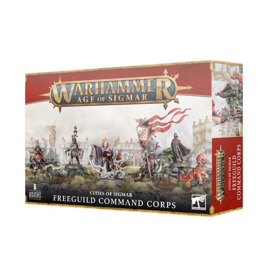 Cities Of Sigmar Freeguild Command Corps – Warhammer miniature – Tabletop Dominion
