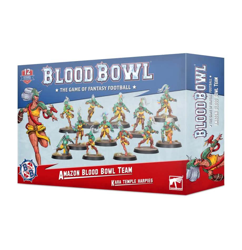 Blood Bowl: Amazon Team – Warhammer miniature – Tabletop Dominion