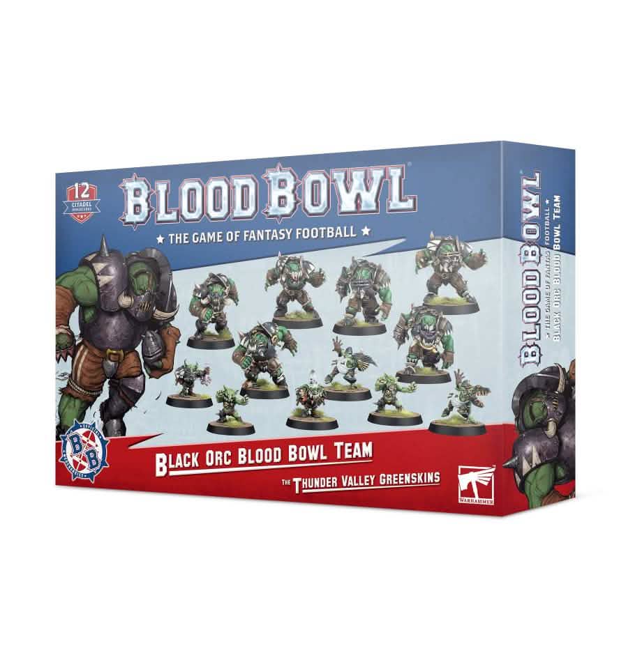 Blood Bowl: Black Orc Team – Warhammer miniature – Tabletop Dominion