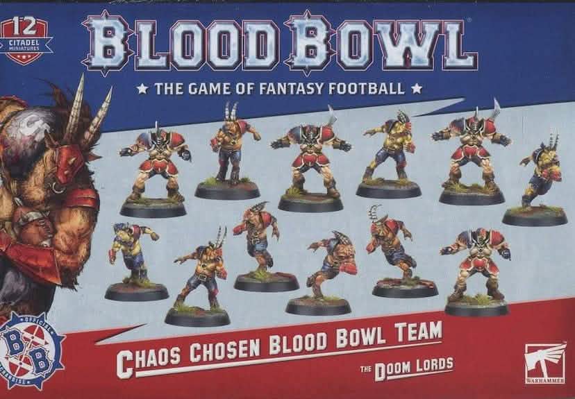 Blood Bowl: Chaos Chosen Team – Warhammer miniature – Tabletop Dominion