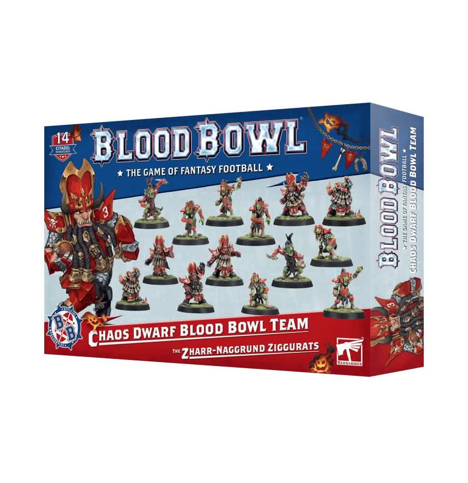 Blood Bowl: Chaos Dwarf Team – Warhammer miniature – Tabletop Dominion