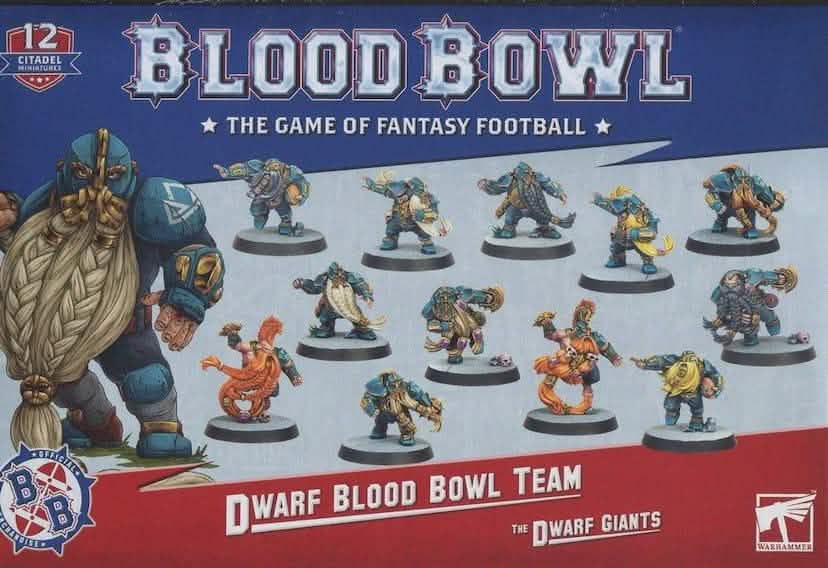Blood Bowl: Dwarf Team – Warhammer miniature – Tabletop Dominion