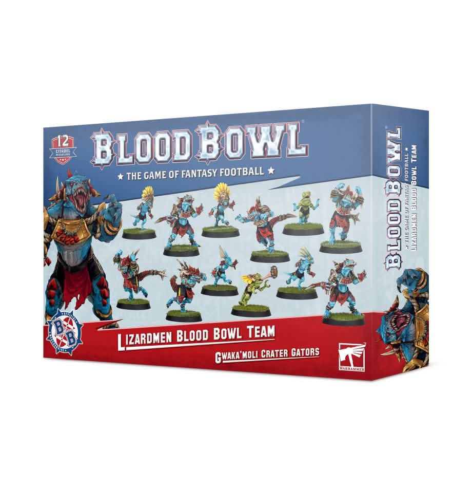 Blood Bowl: Lizardmen Team – Warhammer miniature – Tabletop Dominion