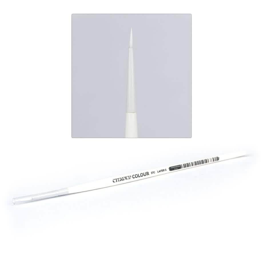 Synthetic Layer Brush (Small) (X6) – Warhammer miniature – Tabletop Dominion