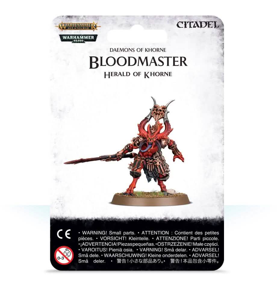 B/K: Bloodmaster Herald Of Khorne – Warhammer miniature – Tabletop Dominion