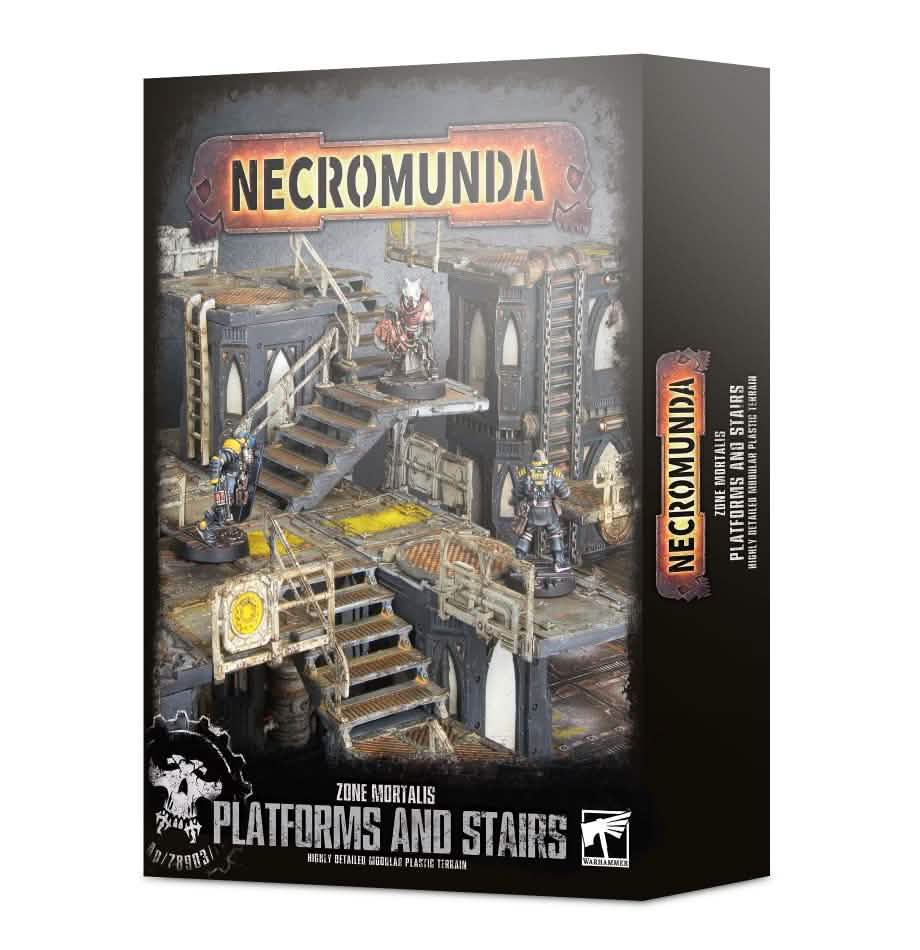 Zone Mortalis: Platforms & Stairs – Warhammer miniature – Tabletop Dominion