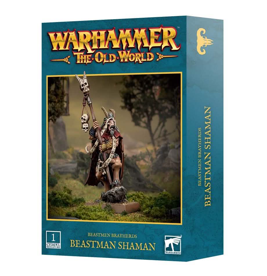 Beastmen Brayherds: Beastman Shaman – Warhammer miniature – Tabletop Dominion