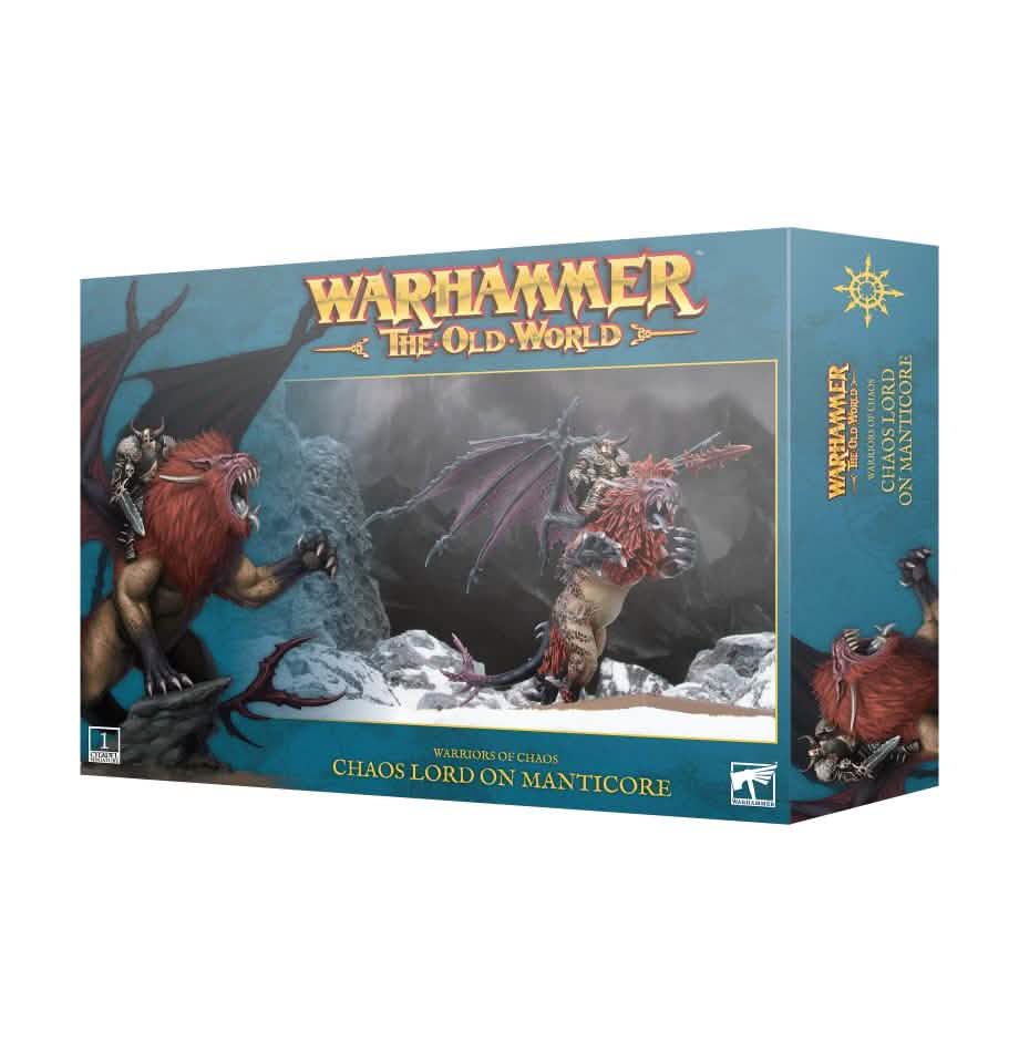 Warriors Of Chaos: Lord On Manticore – Warhammer miniature – Tabletop Dominion