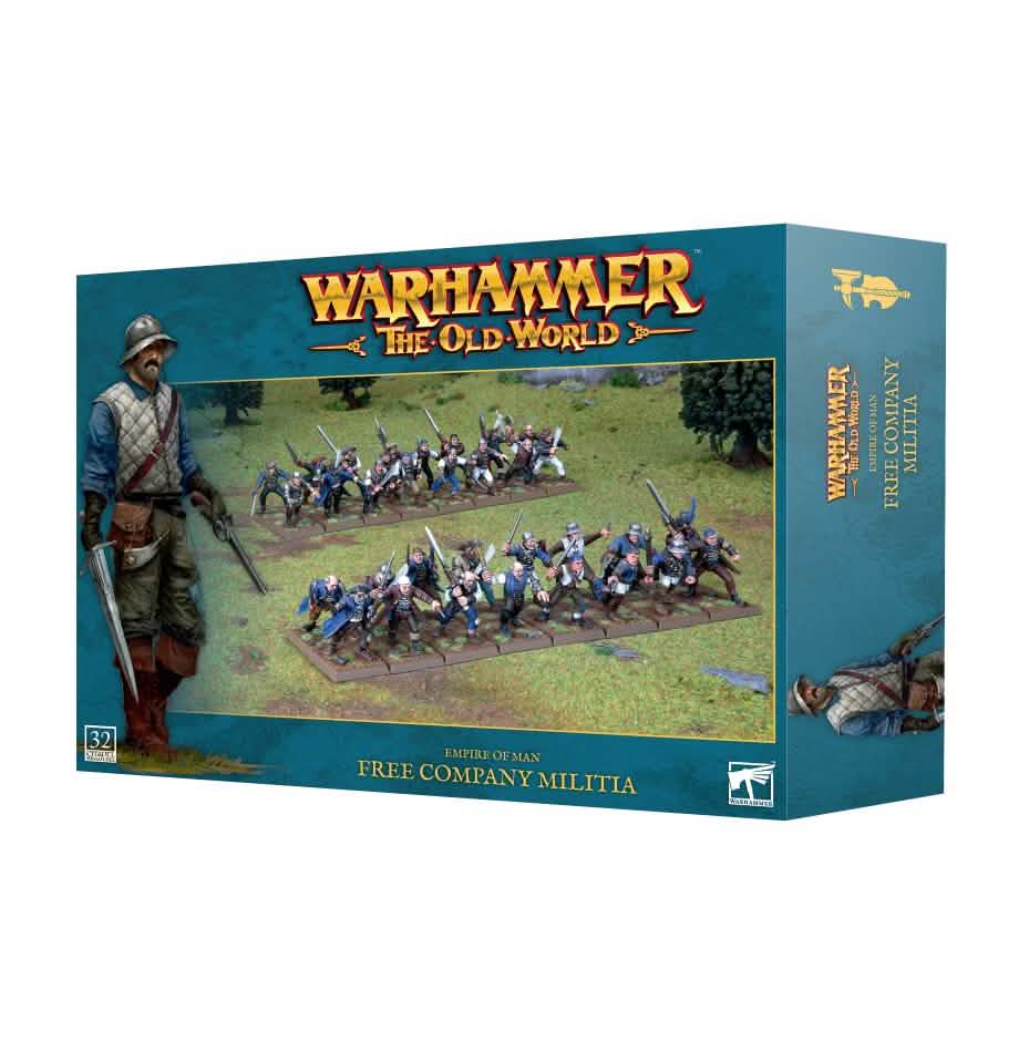 Empire Of Man: Free Company Militia – Warhammer miniature – Tabletop Dominion