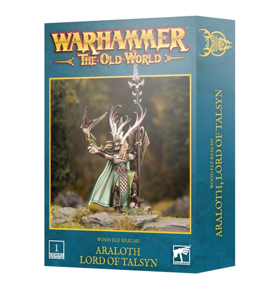 Wood Elf Realms Araloth Lord Of Talsyn – Warhammer miniature – Tabletop Dominion