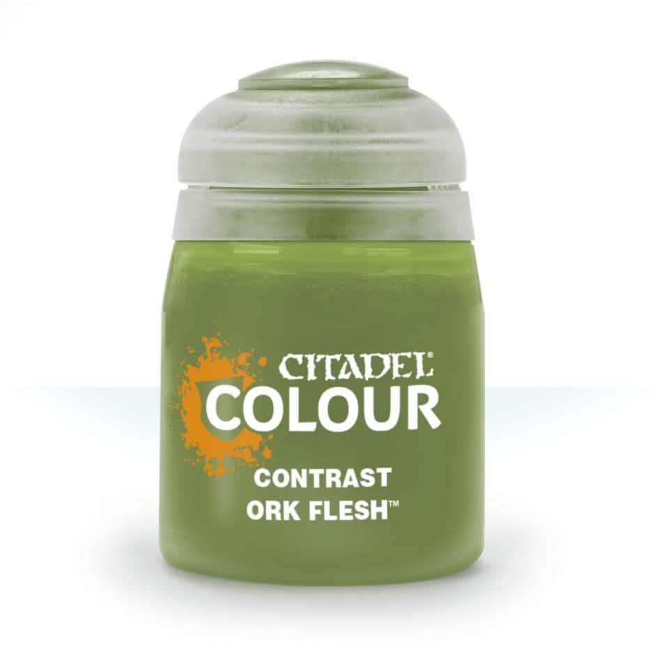 Contrast: Ork Flesh (18Ml) (6-Pack) – Warhammer miniature – Tabletop Dominion