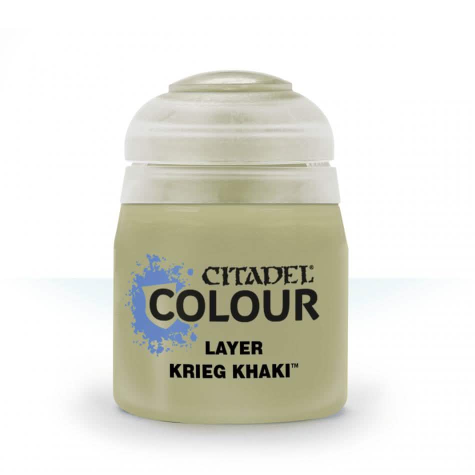 Layer: Layer: Krieg Khaki (12Ml) (6-Pack) – Warhammer miniature – Tabletop Dominion