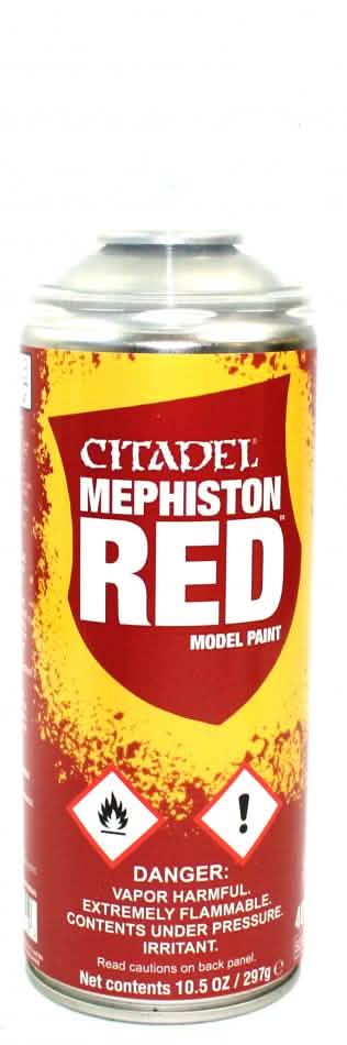Spray - Colour: Mephiston Red Spray (Uk/Row) (6-Pk) – Warhammer miniature – Tabletop Dominion