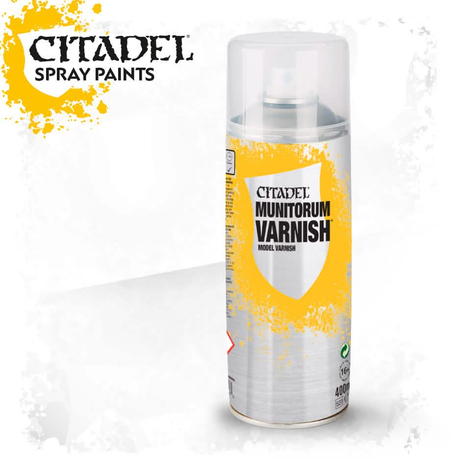 Spray - Technical: Munitorum Varnish (Uk/Row) (6-Pk) – Warhammer miniature – Tabletop Dominion
