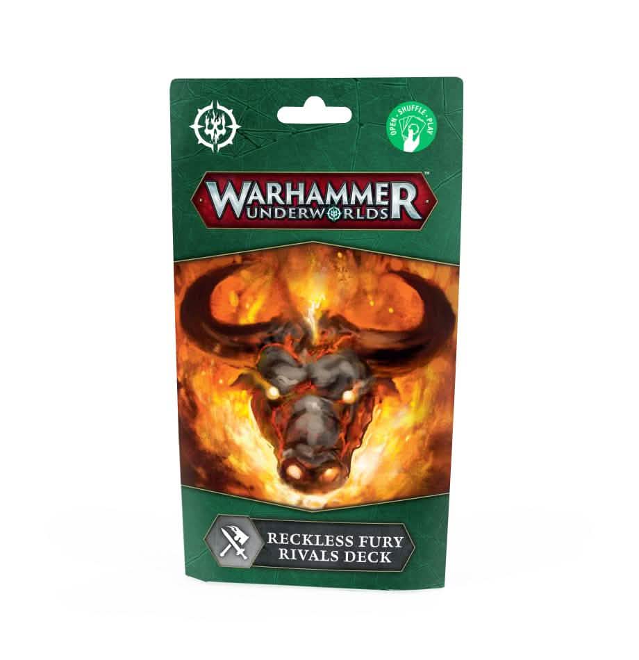 WH Underworlds - Generic: Whu Rivals Deck: Reckless Fury (English) – Warhammer miniature – Tabletop Dominion