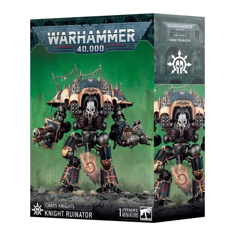 Chaos Knights: Chaos Knight Ruinator – Warhammer miniature – Tabletop Dominion