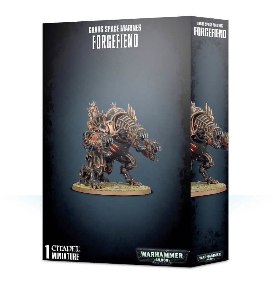 Chaos Space Marines: Forgefiend – Warhammer miniature – Tabletop Dominion
