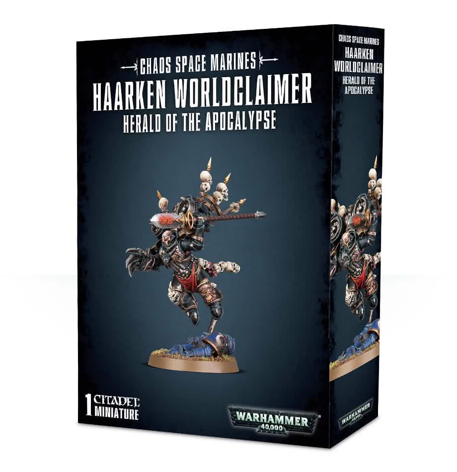 Chaos Space Marines: Haarken Worldclaimer – Warhammer miniature – Tabletop Dominion