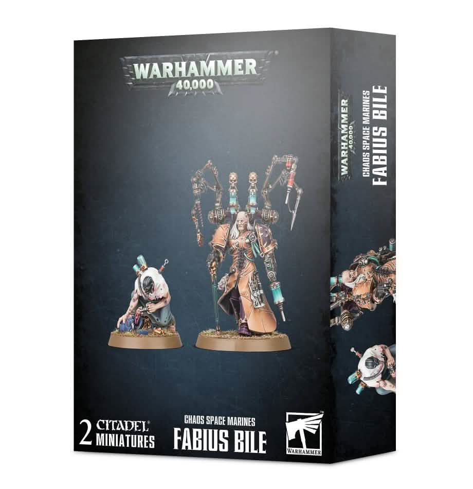 Chaos Space Marines: Fabius Bile – Warhammer miniature – Tabletop Dominion
