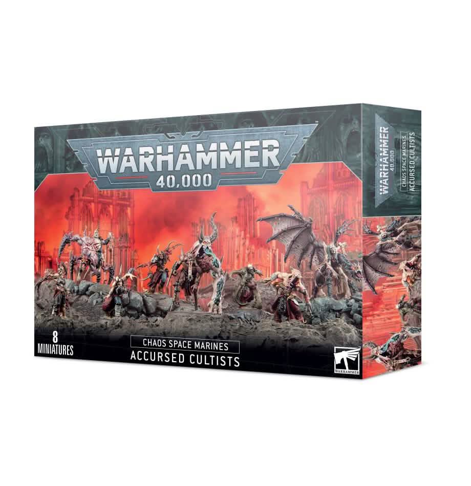Chaos Space Marine: Accursed Cultists – Warhammer miniature – Tabletop Dominion