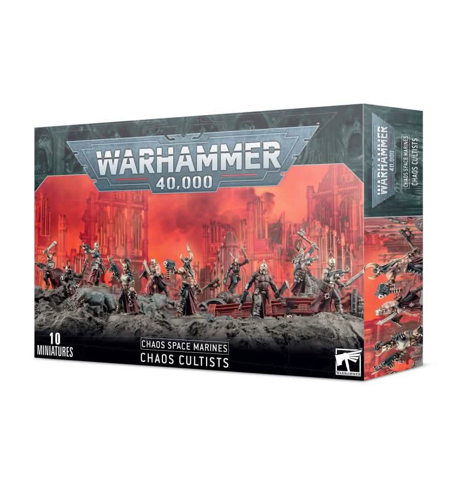 Chaos Space Marines: Chaos Cultists – Warhammer miniature – Tabletop Dominion