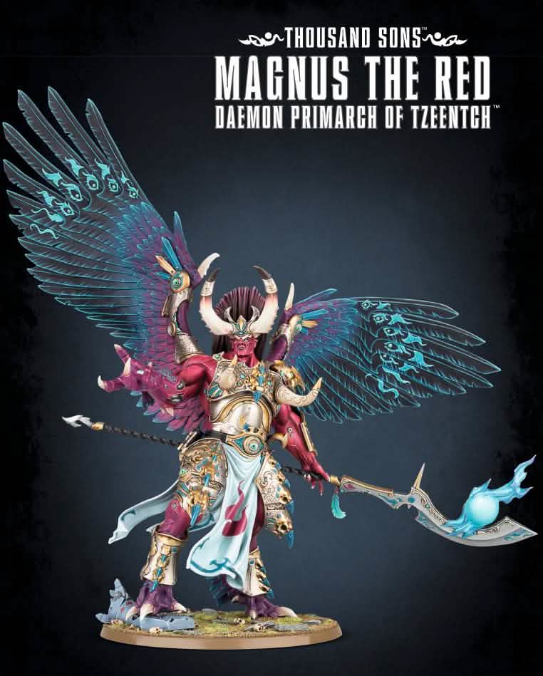 Thousand Sons: Magnus The Red – Warhammer miniature – Tabletop Dominion