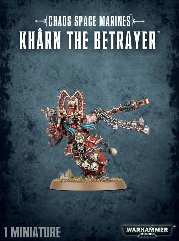 World Eaters: Kharn The Betrayer – Warhammer miniature – Tabletop Dominion