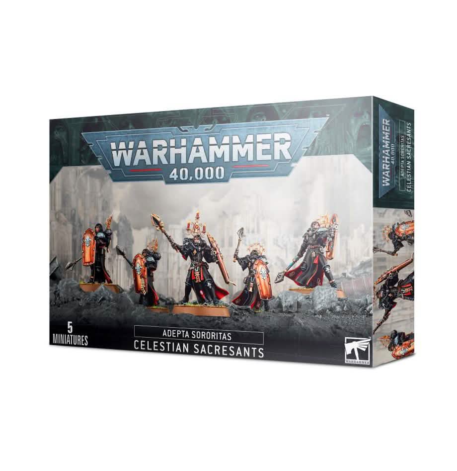 Adepta Sororitas Celestian Sacresants – Warhammer miniature – Tabletop Dominion