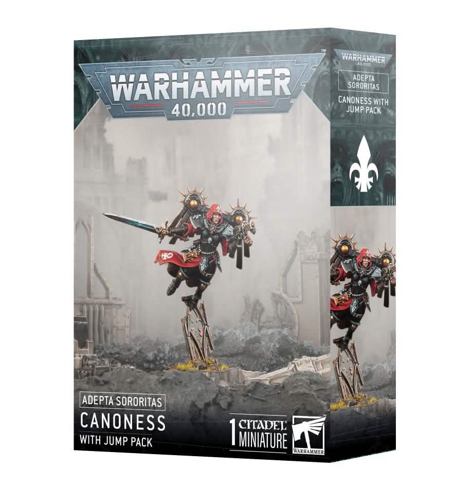 Adepta Sororitas: Canoness W/Jump Pack – Warhammer miniature – Tabletop Dominion